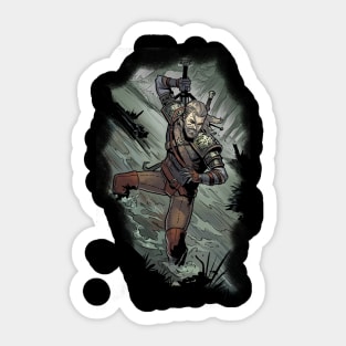 The witcher fanart Sticker